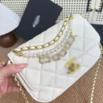 Chanel Versatile Pearl Chain Crossbody Bag - Image 7