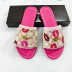 Cute Multi-Colored Lips Cherry Slippers for Women - Image 5