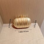 High-End Cross-Border Hot-Selling Pleated Evening Bag - Image 6