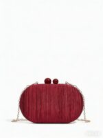 High-End Cross-Border Hot-Selling Pleated Evening Bag - Image 3