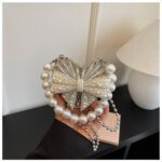 Mini Metal Shell Bag for Women - Image 4