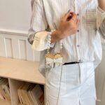Mini Metal Shell Bag for Women - Image 6