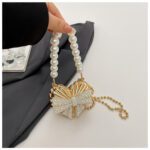 Mini Metal Shell Bag for Women - Image 7