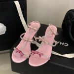 Rhinestone Bow High-Heeled - Image 6