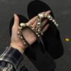 Black 7cm heel