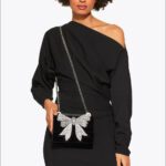 Eagle Head Bow Diamond Butterfly Rhinestone Bag - Image 2