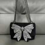 Eagle Head Bow Diamond Butterfly Rhinestone Bag - Image 5