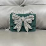 Eagle Head Bow Diamond Butterfly Rhinestone Bag - Image 7