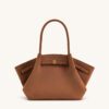 Brown suede, large size