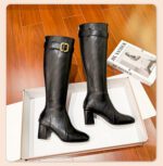 Belt Buckle High Boots for Women - Image 6