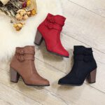 Suede Short Boots