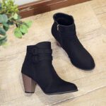 Suede Short Boots - Image 4
