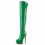 Thin-Heeled High Platform Large Size Over-The-Knee Women's Long Boots - Image 10