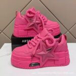 Five-Pointed Star Thick-Soled Platform Sneakers for Women