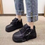 Five-Pointed Star Thick-Soled Platform Sneakers for Women - Image 3